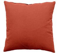 Grand Coussin déhoussable Panama - 60 x 60 cm - Orange Terre cuite