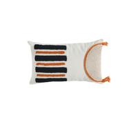 Grand coussin en tissu blanc Pusha