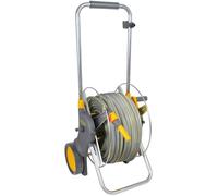 Hozelock 2461, Enrouleur sur roues, Manuel, Fonctionnel, Gris, Aluminium, PVC, Autonome