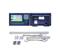 Grand écran GCS903, Kit DRO LCD à 2 axes et 2 pièces, échelle linéaire de haute précision 0-1000mm, encodeur optique, règle de fraisage(0.001mm LCD DEO SET)