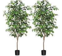 Grand ficus de 150 cm avec tronc en bois pour la maison