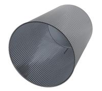 Grand Format en PET pour Bureau et Maison Poubelle Ronde, Transparente | Style Simple Moderne, Usage Double pour Fleurs et Plastique, Design Décoratif, pour Bureau et Intérieur
