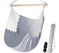 Grand hamac en coton pour la terrasse, le jardin ou la chambre à coucher, durable et très confortable.