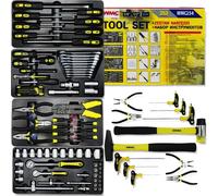 Grand jeu d'outils WMC, 253 pièces, clés, douilles, pinces, marteaux