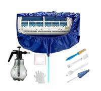 Grand Kit De Couverture De Nettoyage De Climatisation D'été, 36000BTU Suspendu AC, Sac À Poussière Épais Réutilisable, Nettoyeur De Plaque De Support(125cm 47.2in 8pcs)