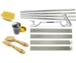 Grand kit de soudure : étain, pâte, cire, spatule, limes