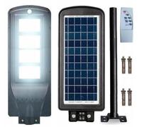 Grand Lampadaire Solaire À Led Pour L'extérieur, Capteur De Lumière Puissant De 700 W