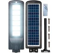 Grand Lampadaire Solaire À Led Pour L'extérieur, Puissant Capteur À Lanterne De 1200 W