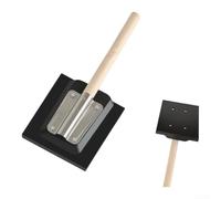 Grand maillet en caoutchouc de 680,4 g - Marteau non marquant pour installation de carrelage avec poignée ergonomique en bois - Tête souple sans dommages pour outils de bricolage (poignée en bois)