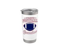 Grand-mère fière de football Gobelet isotherme en acier inoxydable double paroi