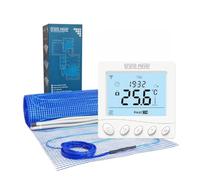 Grand Meyer Kit chauffage au sol 5 m², 200 W/m² + W350 thermostat Wi-Fi programmable