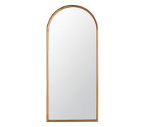 Grand miroir arche en bois de paulownia, 80x180 cm 80x180x4cm Marron