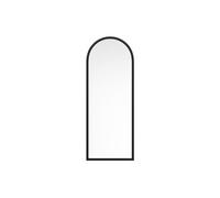Grand miroir arche en bois de paulownia - L. 65 x H. 170 cm - Noir - SHANGI