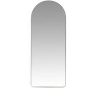 Grand miroir arche sur pied en acier doré, 60x150 cm 60x150x4cm Doré