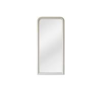 Grand miroir en bois de paulownia - L. 80 x H. 180 cm -Blanc mat - HELOISE