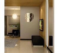 Grand Miroir Mural en Acrylique incassable Filodendron 52 x 52 cm