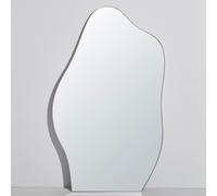 Grand miroir organique en aluminium doré, 120x200 cm 120x200x2.5cm Doré