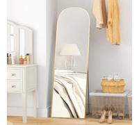 Grand miroir sur pied doré 161,5 cm pleine longueur design moderne - dressing chambre salon