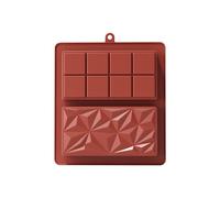 Grand Moule à Chocolat Rectangulaire en Silicone Épais de Qualité Alimentaire pour la Cuisson au Four, la Cuisine et le Bricolage