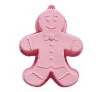 Grand moule à gâteau en silicone en forme de bonhomme en d'épices 3D | Moules à gâteau en silicone 26 x 20 x 4,5 cm, moule à gâteau de Noël, moule en silicone pour gâteaux, savon, gelée, biscuits