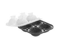 Grand moule à glace en boule de cristal 3D en Silicone avec entonnoir for un usage quotidien à la maison,For Home Kitchen Use