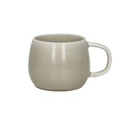 Grand mug en porcelaine beige foncé, uni - Pomax, Biscotti - Ø8xH8 cm