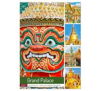Grand Palace - berühmteste Sehenswürdigkeit Bangkoks (Wandkalender 2027 DIN A2 hoch), CALVENDO Monatskalender: Dieser Gebäudekomplex diente als offizielle Residenz der Könige von Siam und Thailand.