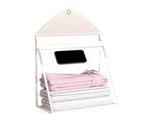 Grand Panier À Linge - Sac De Rangement Mural En PVC, Organisateur Transparent Et Étanche, Pochette Pour Écran Tactile | Solution De Rangement Pratique Pour Vêtements Mobiles, Articles De Toilette, Ca
