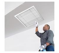 Grand panneau d'accès pour trappe d'inspection - Blanc - Couvercle de conduit d'aération mural pour grille d'aération encastrée (55 x 76 cm) pour un accès facile et une circulation de l'air