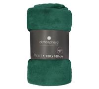 Grand plaid en Flanelle uni - 180x130 cm - Vert