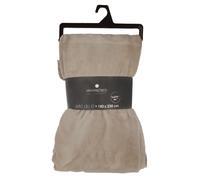 Grand Plaid en flanelle uni - 230x180 - Beige