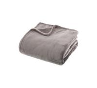 - Grand Plaid en flanelle uni - 230x180 - Gris - OLLIS