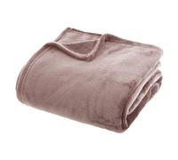 Grand Plaid en flanelle uni - 230x180 - Rose