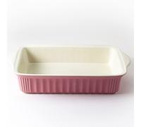 Grand plat à gratin en céramique pour 4 personnes | Idéal pour les lasagnes, les gratins et le tiramisu | Plat à gratin | Résistant aux rayures | Moule à cuisson | Compatible micro-ondes, revêtement a