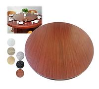 Grand Plateau Tournant En Bois Rond 50 60 70 80 90 100cm - Lazy Susan Plateau Rotatif Pour Table À Manger De Cuisine, 360° Rotation Plateau De Service, Pour Banquet, Dîner ( Color : White-A , Size : Ø