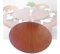 Grand Plateau Tournant Lazy Susan, 60cm/70cm/80cm Plat Rotatif Rond En Bois, Rond Plaque De Service Rotatif, 360° Plateau Rotatif D'affichage, Pour La Table À Manger ( Color : B , Size : 70cm-28in )