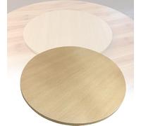 Grand Plateau Tournant Lazy Susan, 60cm/70cm/80cm Plat Rotatif Rond En Bois, Rond Plaque De Service Rotatif, 360° Plateau Rotatif D'affichage, Pour La Table À Manger ( Color : C , Size : 60cm-24in )