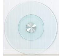 Grand Plateau Tournant pour Table À Manger Lazy Susan en Verre Trempé | Assiette De Service Rotative Rond Plateau Rotatif De Cuisine Avec Silencieux Base Antidérapant Facile À Nettoyer(80cm/31in)