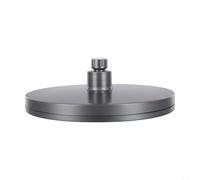 Grand pommeau de douche à effet pluie 230 mm, 6 modes, haute pression, économie d'eau, joint rotatif à 360°, pulvérisateur de salle de bain en ABS, pour faible débit, gris, noir, argent (gris)