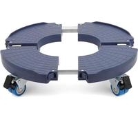 Grand porte-fleurs, articulations pivotantes à 360°, capacité de charge de 200 kg, diamètre de 40 à 54 cm, bleu, très résistant, pour le jardin et l'intérieur