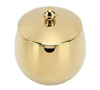 Grand Pot à épices en Acier Inoxydable avec Couvercle de Rangement pour Sucrerie, café, Sucre, Sel, épices, Crémier, édulcorant (Or)