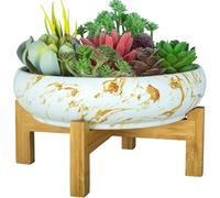 Grand pot pour bonsaï, 10 pouces, avec support de drainage pour plantes succulentes