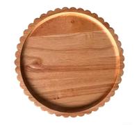 Grand pour plateau en pour bois 29x29cm Usage pour polyvalent | pour bois naturel poli, pour surface lisse, pour idéal desserts snacks, usage quotidien élégant, pour facile à nettoyer