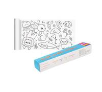 Grand rouleau de papier à dessin pour enfants - 30 x 300 cm - Grand rouleau de papier de coloriage à coller pour enfants et tout-petits - Papier à dessin pour peinture - Remplissage de feuilles de