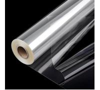 Grand Rouleau de Papier Cadeau Transparent 86 cm x 45 m - Film 3 mil Épais pour Emballage Fleuristes, Paniers et Bonbons