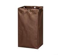 Grand sac à déchets agricoles pour nettoyage de jardin Marron 70 x 28 x 39 | Coutures renforcées, grande capacité de charge, transport des déchets agricoles, tissu Oxford, taille 70 x 28 x 39 cm