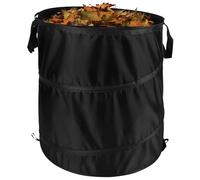 Grand sac à déchets de jardin pliable en tissu Oxford robuste avec poignées pour les déchets, jouets, etc. Sac de jardin pour le rangement, le jardinage, récipient réutilisable pour l'entretien de la