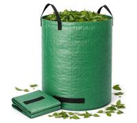 Grand sac à déchets de jardin, résistant à la déchirure, sac de jardin de 150 g/m², sacs de coupe verdure en polypropylène, idéal pour les feuilles, la coupe de pelouse et la coupe verte (120 litres)