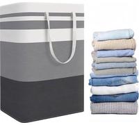Grand sac à linge 75 L - Panier à linge imperméable et résistant aux plis, idéal pour le linge sale et la garde-robe.