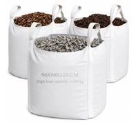 Grand sac de 90x90x110 cm pour les déchets de construction, capacité de charge de 1 500 kg